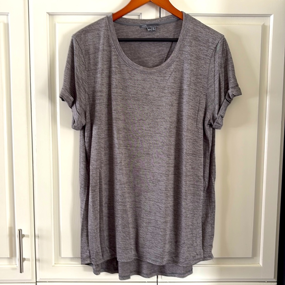 LNWOT - Vince Woman’s Tee. Grey/Dark Grey Mix Size - XL